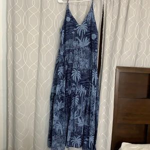 Desmond & Dempsey x H&M blue dress